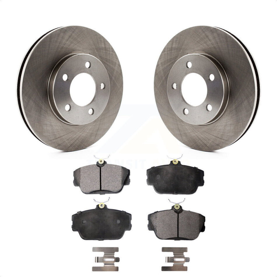 Front Disc Brake Rotors And Ceramic Pads Kit For 1994-1995 Ford Taurus SHO K8T-100101 by Transit Auto