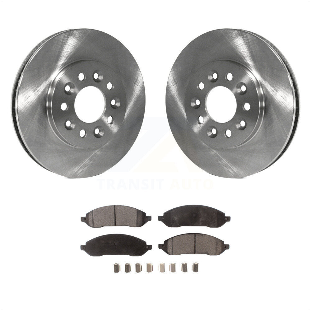 Front Disc Brake Rotors And Ceramic Pads Kit For 2004-2007 Ford Freestar Mercury Monterey K8T-100132 by Transit Auto