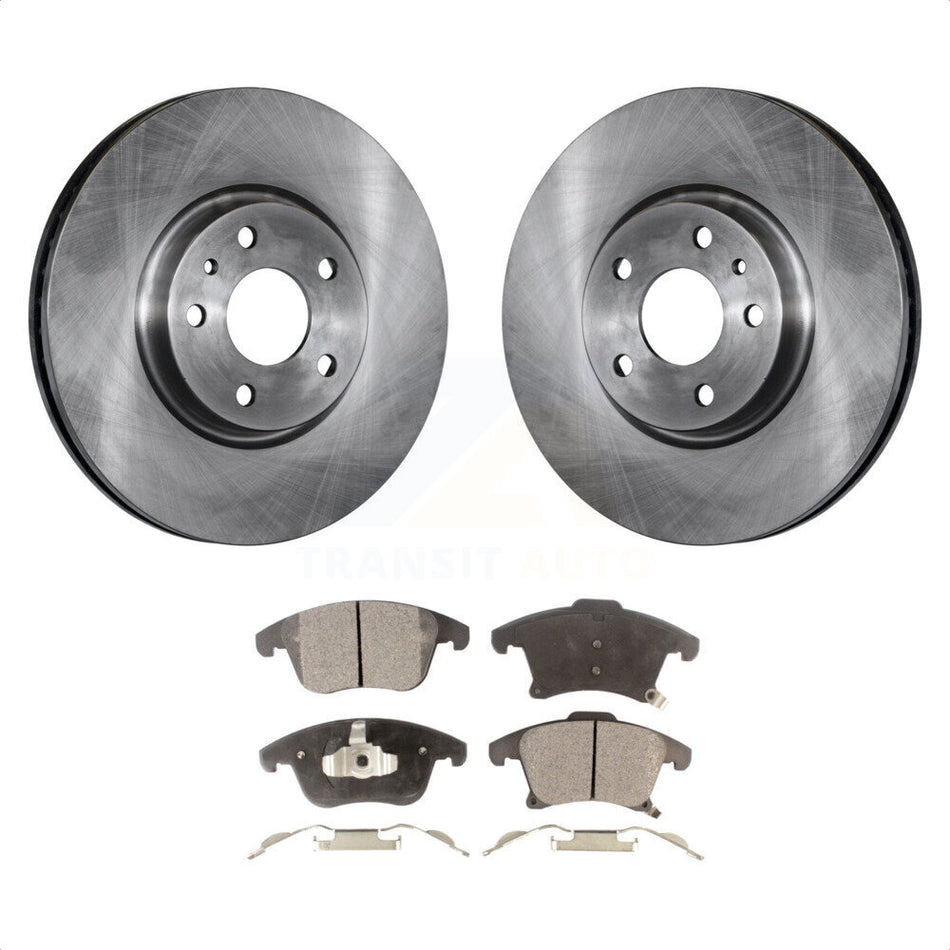 Front Disc Brake Rotors And Ceramic Pads Kit For Ford Fusion Lincoln MKZ K8T-100171 by Transit Auto