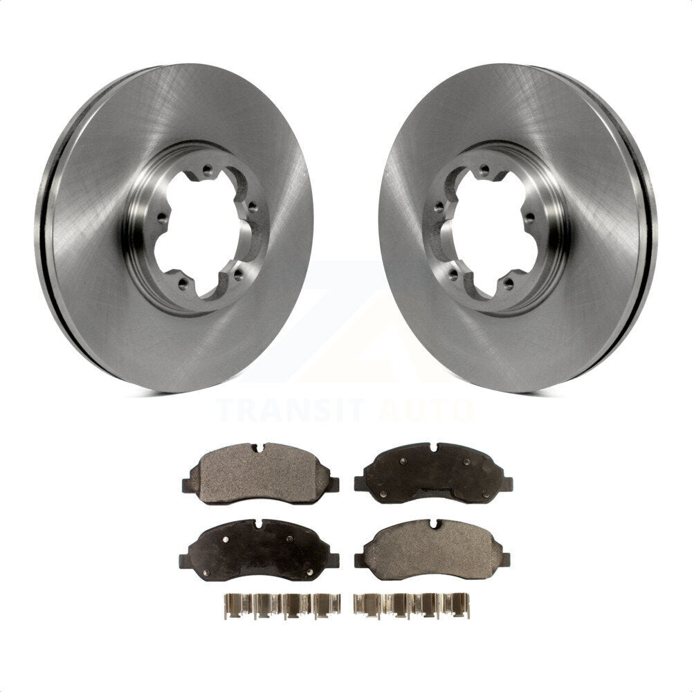 Front Disc Brake Rotors And Ceramic Pads Kit For Ford Transit-250 Transit-350 Transit-150 K8T-100174 by Transit Auto