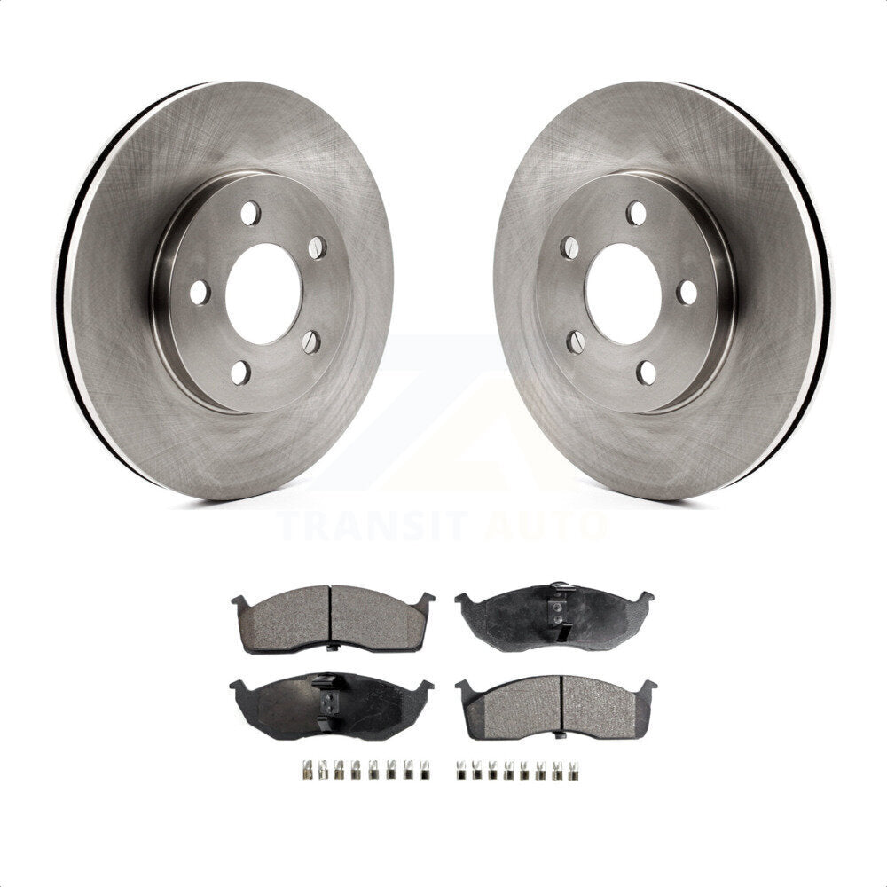 Front Disc Brake Rotors And Ceramic Pads Kit For Neon Dodge Plymouth Chrysler SX 2.0 K8T-100198 by Transit Auto