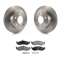 Front Disc Brake Rotors And Ceramic Pads Kit For Jeep Wrangler Cherokee Grand Wagoneer TJ K8T-100204