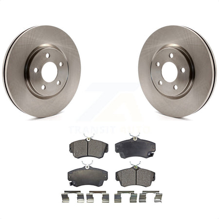 Front Disc Brake Rotors And Ceramic Pads Kit For Chrysler PT Cruiser Dodge Neon K8T-100215 by Transit Auto