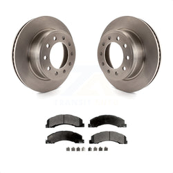 Front Disc Brake Rotors And Ceramic Pads Kit For Ram 5500 Dodge Sterling Truck 4500 Bullet 45 55 K8T-100238