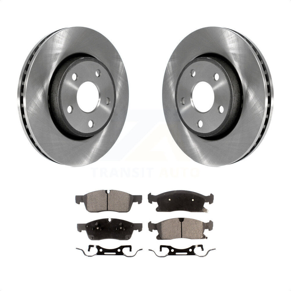 Front Disc Brake Rotors And Ceramic Pads Kit For Jeep Grand Cherokee Dodge Durango K8T-100239 by Transit Auto