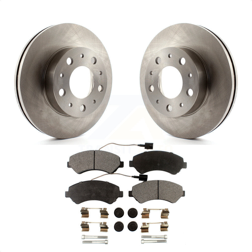 Front Disc Brake Rotors And Ceramic Pads Kit For Ram ProMaster 1500 2500 3500 K8T-100245 by Transit Auto