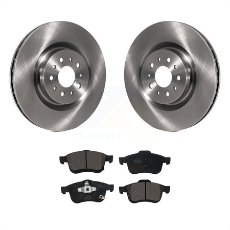 Front Disc Brake Rotors And Ceramic Pads Kit For 2015-2019 Ram ProMaster City K8T-100249 by Transit Auto