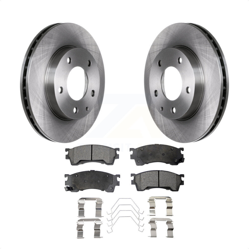 Front Disc Brake Rotors And Ceramic Pads Kit For Mazda 626 Ford Probe MX-6 K8T-100280 by Transit Auto