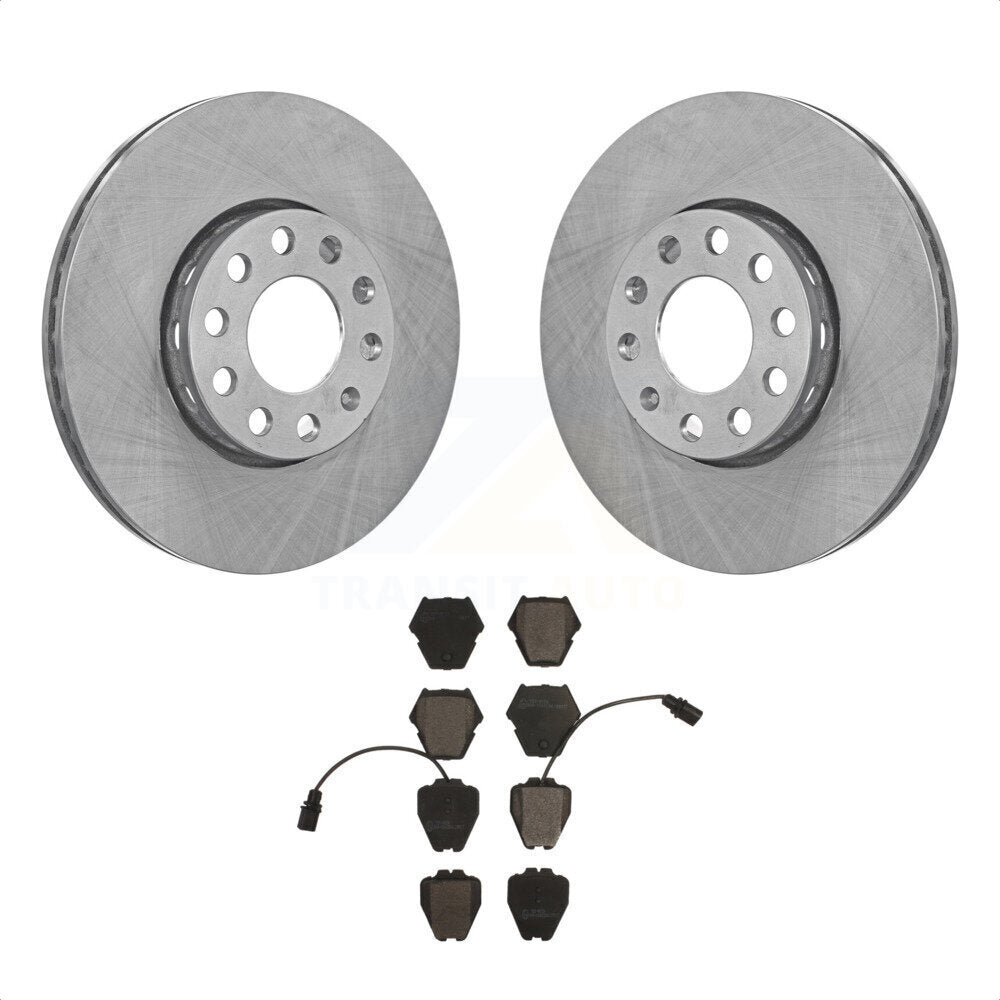 Front Disc Brake Rotors And Ceramic Pads Kit For Volkswagen Passat Audi A4 Quattro K8T-100290 by Transit Auto