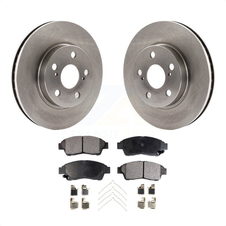 Front Disc Brake Rotors And Ceramic Pads Kit For 1994-1997 Toyota Celica ST K8T-100294 by Transit Auto