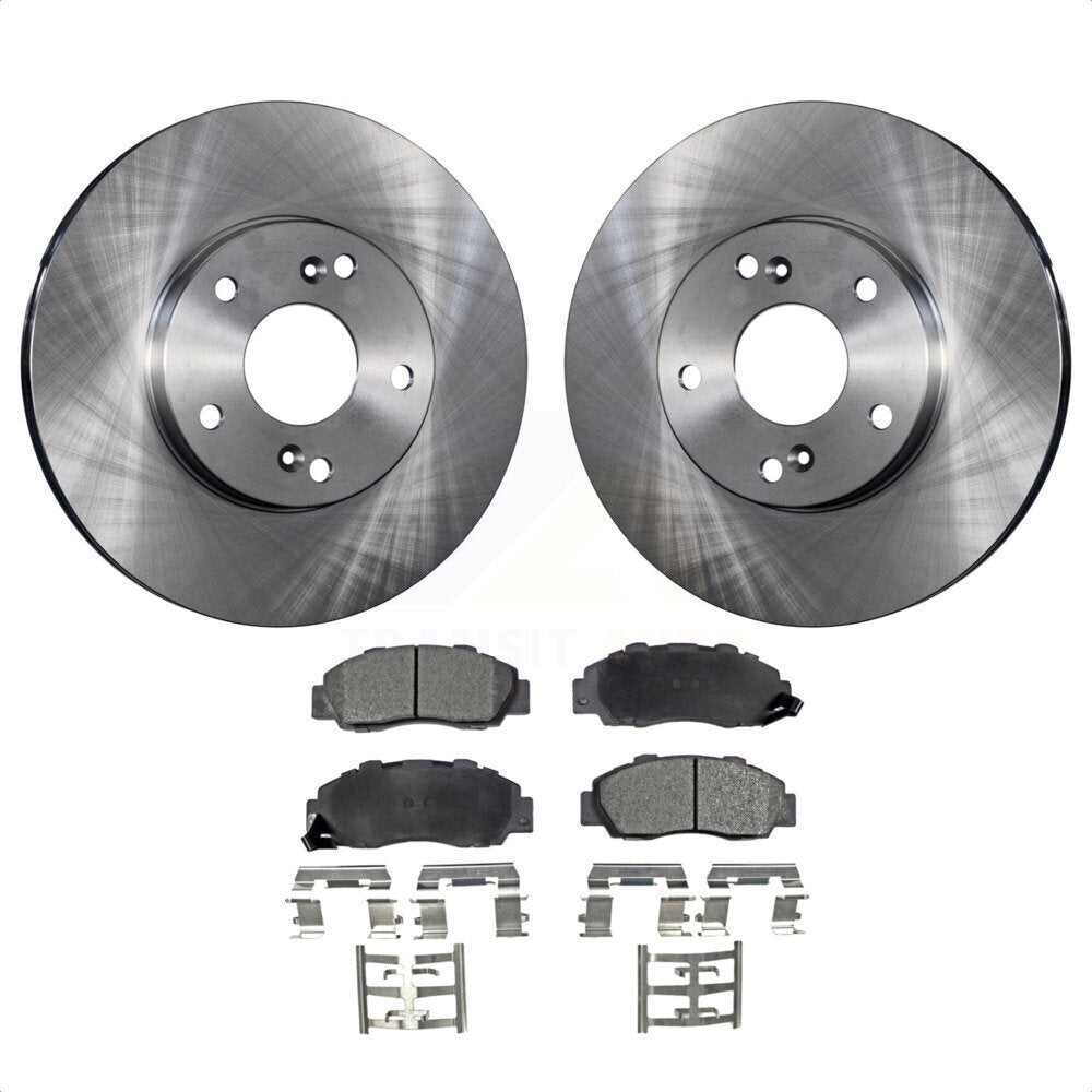 Front Disc Brake Rotors And Ceramic Pads Kit For 1998-2002 Honda Accord 3.0L K8T-100313 by Transit Auto