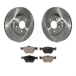Front Disc Brake Rotors And Ceramic Pads Kit For Mercedes-Benz E320 Chrysler Crossfire CLK320 CLK430 E430 SLK320 E300 K8T-100318