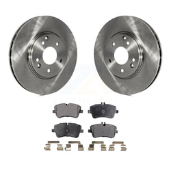 Front Disc Brake Rotors And Ceramic Pads Kit For Mercedes-Benz C240 CLK350 C320 C280 CLK320 SLK280 SLK300 C350 K8T-100319