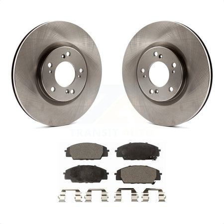 Front Disc Brake Rotors And Ceramic Pads Kit For 2000-2009 Honda S2000 K8T-100345 by Transit Auto