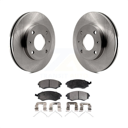 Front Disc Brake Rotors And Ceramic Pads Kit For Hyundai Elantra Tiburon Sonata K8T-100355 by Transit Auto