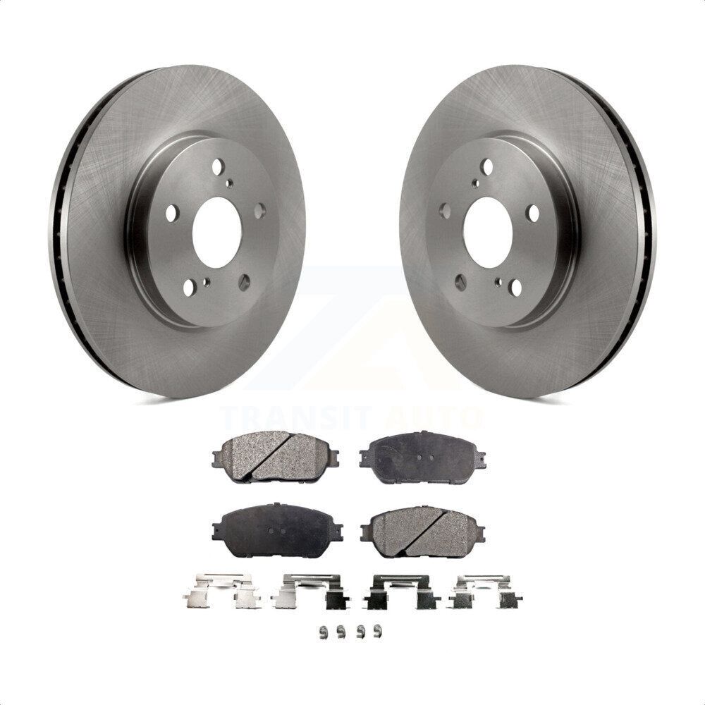 Front Disc Brake Rotors And Ceramic Pads Kit For Toyota Sienna Camry Avalon Solara Lexus ES300 K8T-100383 by Transit Auto