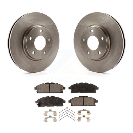 Front Disc Brake Rotors And Ceramic Pads Kit For 2011-2017 Nissan Quest K8T-100402 by Transit Auto