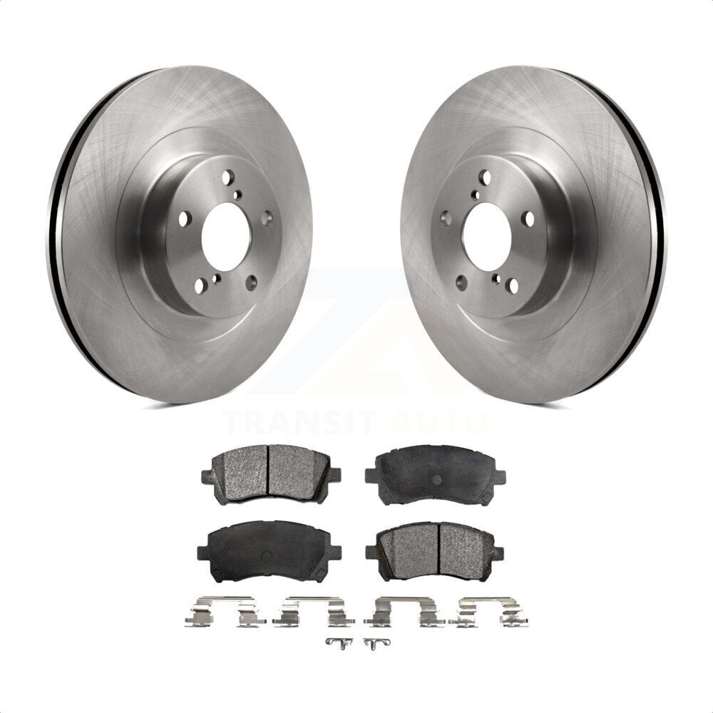 Front Disc Brake Rotors And Ceramic Pads Kit For Subaru Outback Impreza Legacy K8T-100410 by Transit Auto