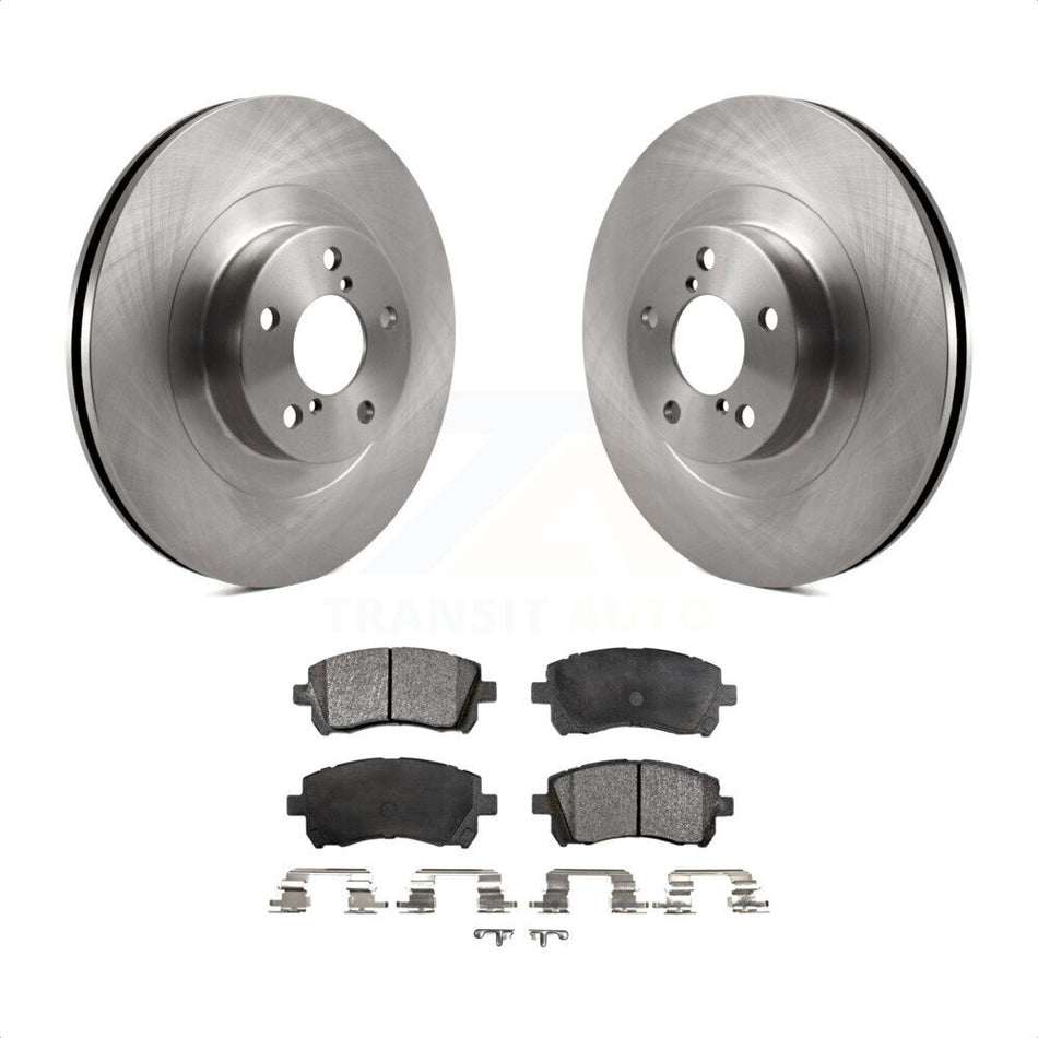 Front Disc Brake Rotors And Ceramic Pads Kit For Subaru Outback Impreza Legacy K8T-100410 by Transit Auto