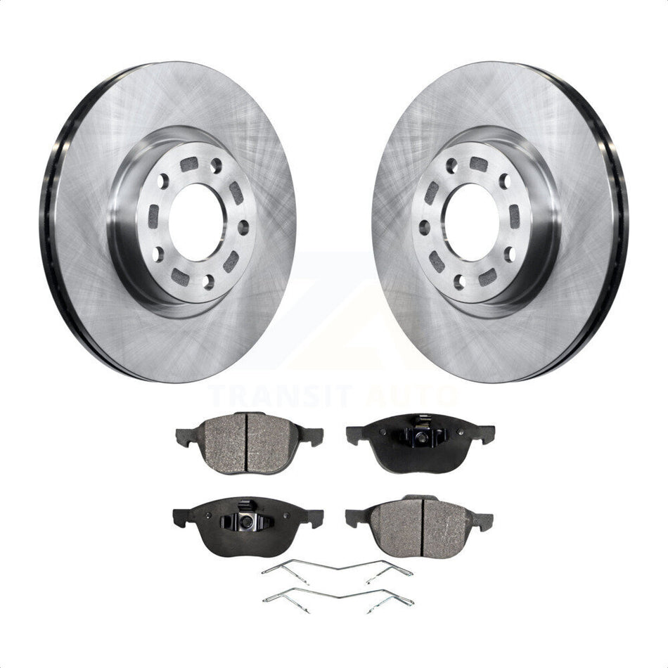 Front Disc Brake Rotors And Ceramic Pads Kit For Mazda 3 5 Sport K8T-100435 by Transit Auto