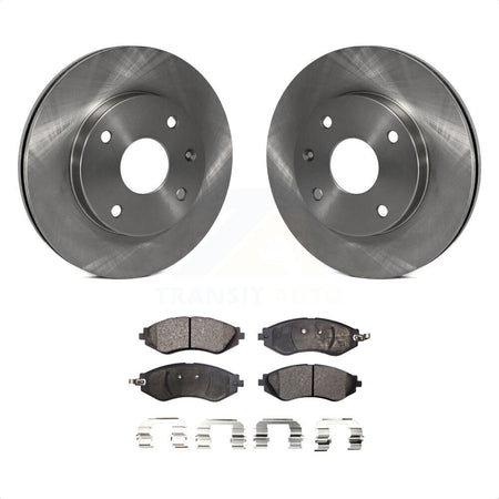 Front Disc Brake Rotors And Ceramic Pads Kit For Suzuki Forenza Reno Chevrolet Optra K8T-100454 by Transit Auto