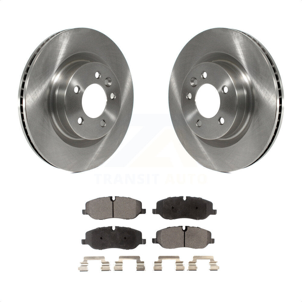 Front Disc Brake Rotors And Ceramic Pads Kit For Land Rover Range Sport LR3 K8T-100456 by Transit Auto