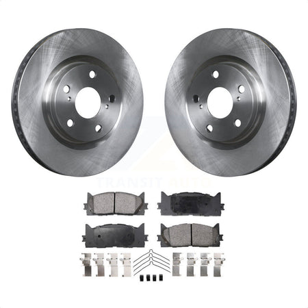 Front Disc Brake Rotors And Ceramic Pads Kit For Toyota Camry Lexus ES350 Avalon ES300h K8T-100501 by Transit Auto