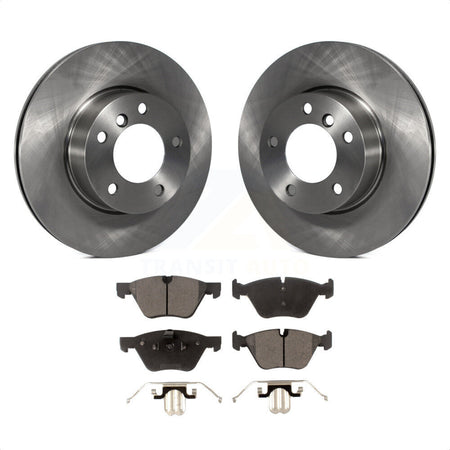 Front Disc Brake Rotors And Ceramic Pads Kit For BMW 328i 325i 128i 328xi 325xi 323i K8T-100507 by Transit Auto