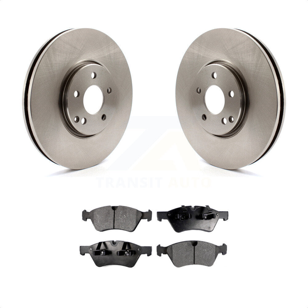 Front Disc Brake Rotors And Ceramic Pads Kit For Mercedes-Benz E550 E500 AWD K8T-100519 by Transit Auto