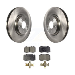 Front Disc Brake Rotors And Ceramic Pads Kit For Mercedes-Benz C230 C320 SLK350 K8T-100520