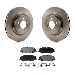 Front Disc Brake Rotors And Ceramic Pads Kit For Land Rover Range Sport LR4 Discovery K8T-100524