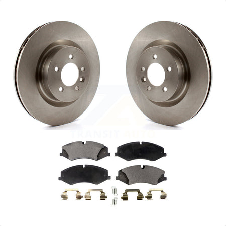 Front Disc Brake Rotors And Ceramic Pads Kit For Land Rover Range Sport LR4 Discovery K8T-100524 by Transit Auto