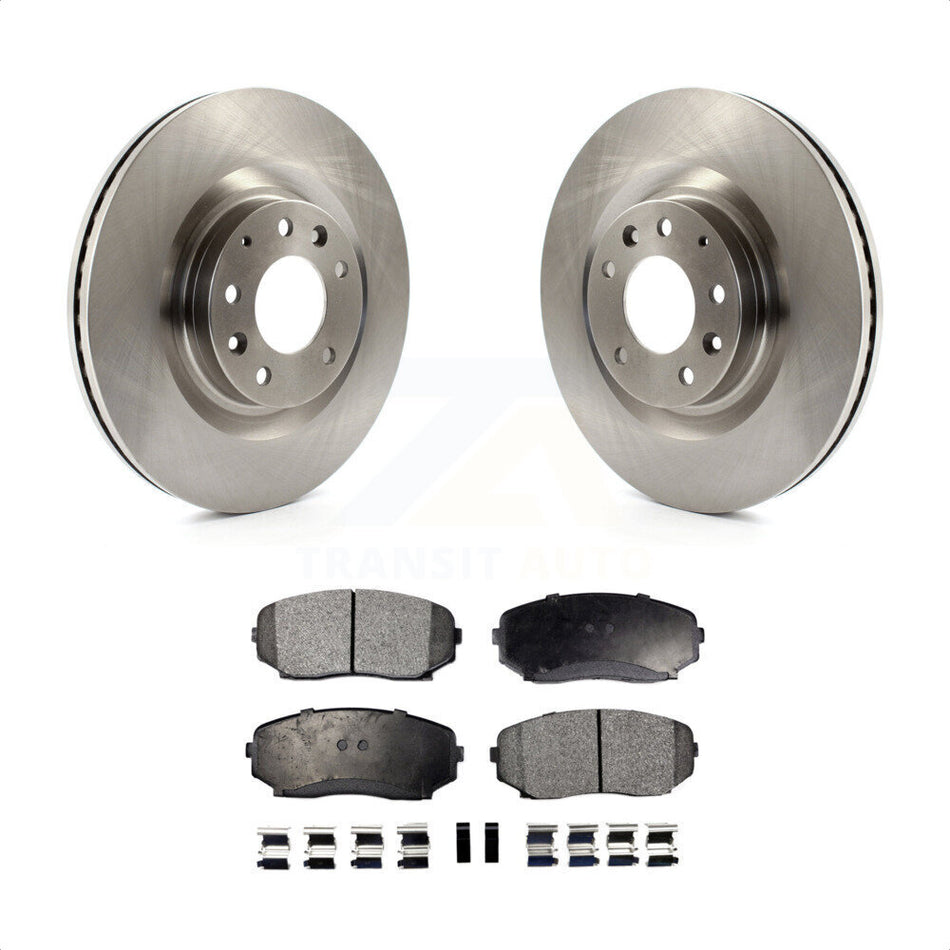 Front Disc Brake Rotors And Ceramic Pads Kit For 2007-2015 Mazda CX-9 K8T-100545 by Transit Auto