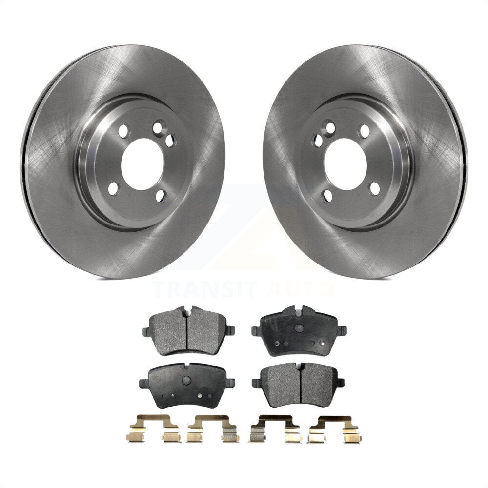 Front Disc Brake Rotors And Ceramic Pads Kit For Mini Cooper Countryman K8T-100553 by Transit Auto