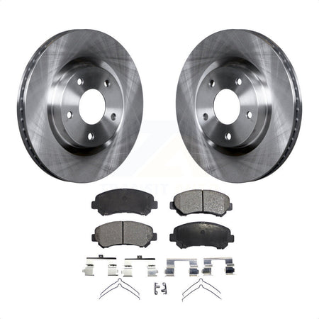 Front Disc Brake Rotors And Ceramic Pads Kit For Nissan Rogue Select K8T-100561 by Transit Auto