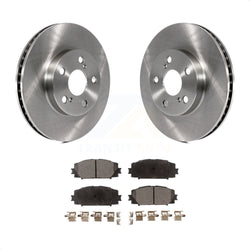 Front Disc Brake Rotors And Ceramic Pads Kit For Toyota Prius Lexus CT200h Plug-In K8T-100600