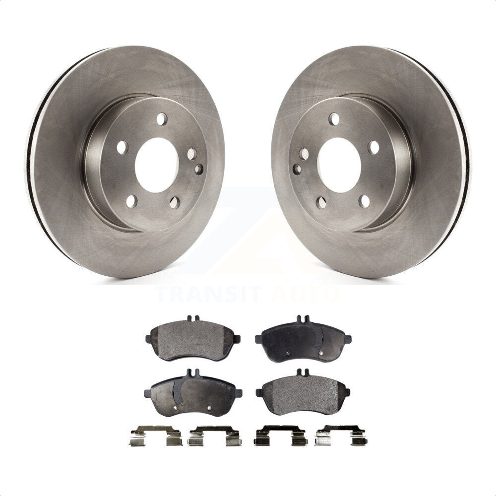 Front Disc Brake Rotors And Ceramic Pads Kit For Mercedes-Benz C300 C250 C230 K8T-100610 by Transit Auto