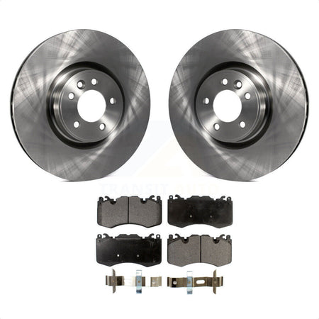 Front Disc Brake Rotors And Ceramic Pads Kit For Land Rover Range Sport K8T-100630 by Transit Auto