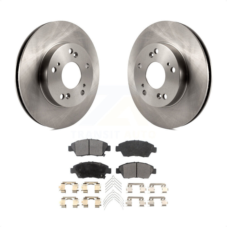 Front Disc Brake Rotors And Ceramic Pads Kit For Honda Civic Acura ILX K8T-100642 by Transit Auto