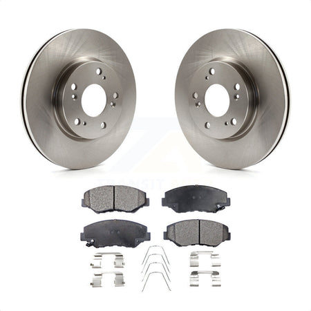 Front Disc Brake Rotors And Ceramic Pads Kit For 2013 Acura ILX 2.0L K8T-100653 by Transit Auto