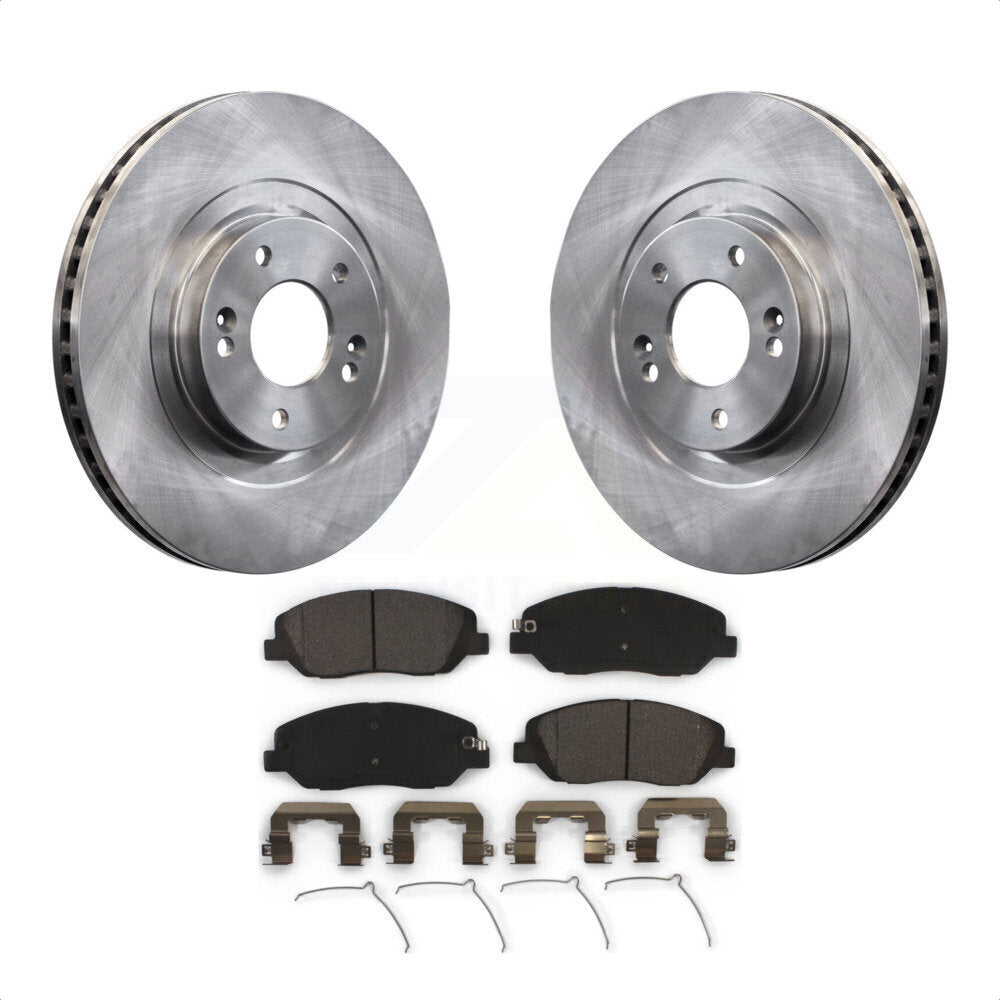 Front Disc Brake Rotors And Ceramic Pads Kit For Hyundai Santa Fe XL K8T-100657 by Transit Auto