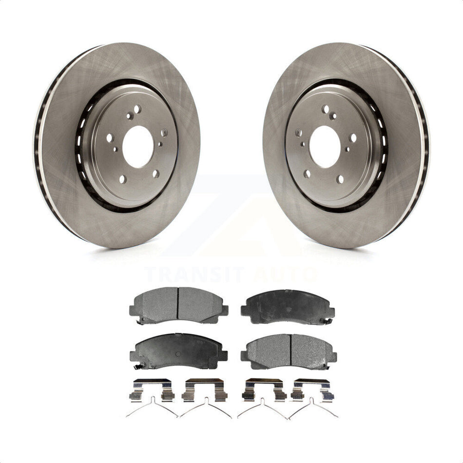 Front Disc Brake Rotors And Ceramic Pads Kit For 2015-2020 Acura TLX K8T-100669 by Transit Auto