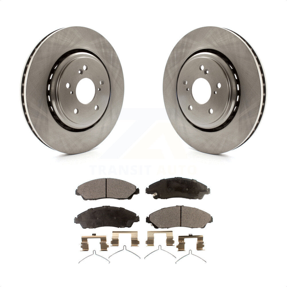 Front Disc Brake Rotors And Ceramic Pads Kit For 2014-2016 Acura MDX K8T-100670 by Transit Auto