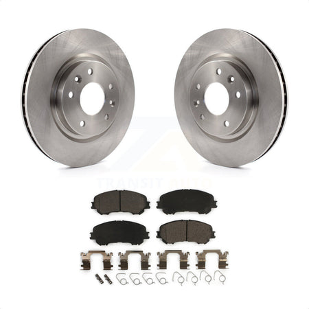 Front Disc Brake Rotors And Ceramic Pads Kit For Nissan Rogue Sport Qashqai K8T-100682 by Transit Auto