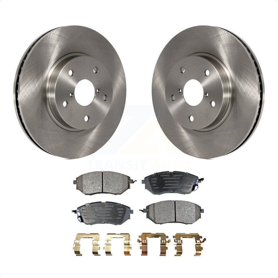 Front Disc Brake Rotors And Ceramic Pads Kit For 2015 Subaru Legacy 2.5L K8T-100687 by Transit Auto