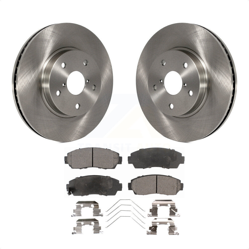 Front Disc Brake Rotors And Ceramic Pads Kit For 2016-2019 Subaru Legacy 2.5L K8T-100688 by Transit Auto