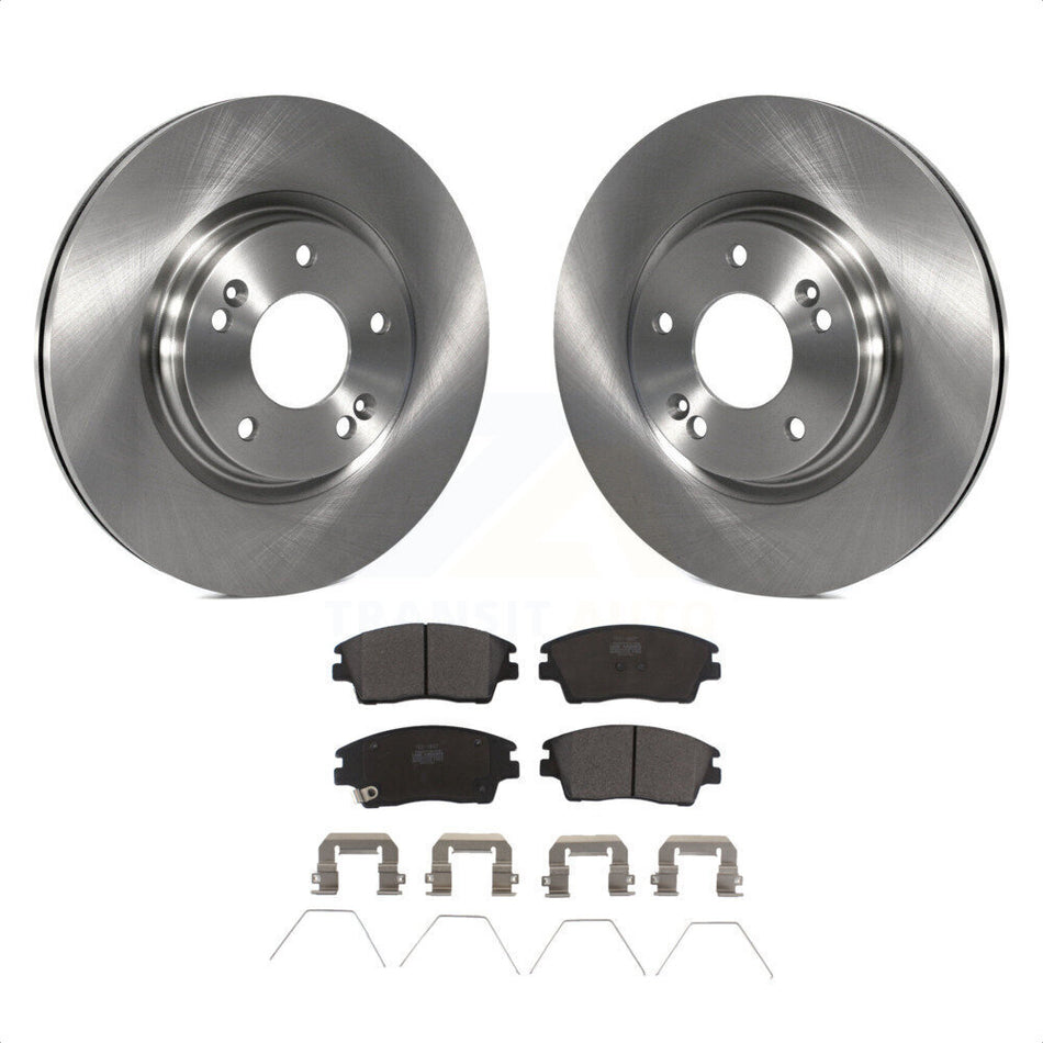 Front Disc Brake Rotors And Ceramic Pads Kit For Hyundai Elantra Tucson Kia Sportage K8T-100691 by Transit Auto