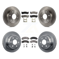 Front Rear Disc Brake Rotors And Ceramic Pads Kit For Chevrolet Tahoe GMC Suburban 1500 Yukon Avalanche XL Cadillac Escalade Express Savana K8T-100782