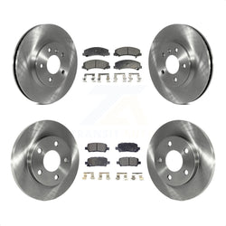 Front Rear Disc Brake Rotors And Ceramic Pads Kit For Chevrolet Impala Limited K8T-100832