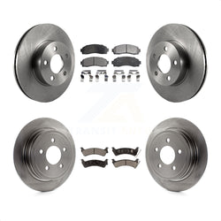 Front Rear Disc Brake Rotors And Ceramic Pads Kit For Ford Explorer Sport Trac 4WD K8T-100914